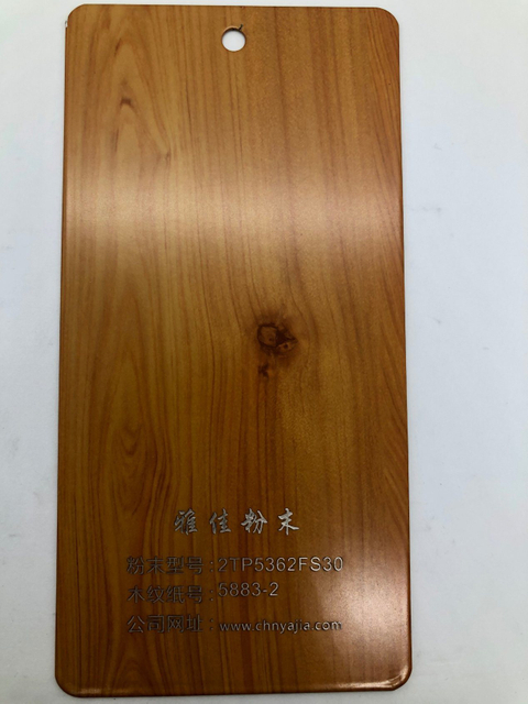 ورق نقل الحرارة، لمسة نهائية من الخشب، طلاء مسحوق بالرش